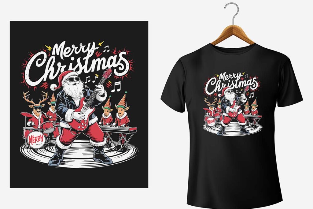 Create Festive Apparel with Christmas Transfers
