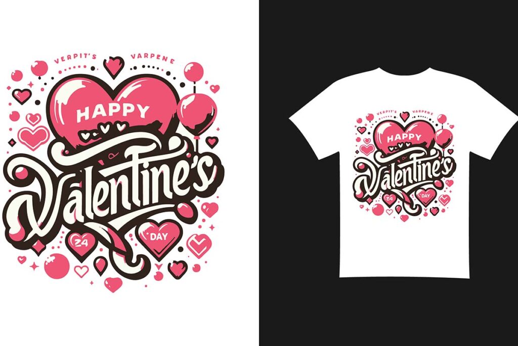 Design Cute Outfits with Valentines Day Transfers